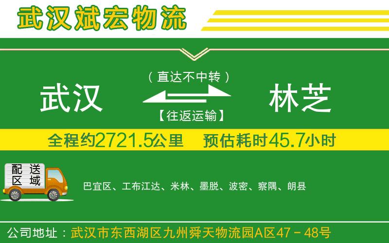 武漢到林芝貨運公司