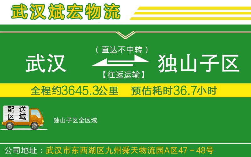 武漢到獨山子區物流公司