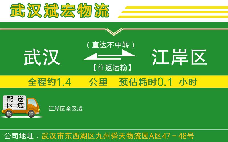 武漢到江岸區物流專(zhuān)線(xiàn)