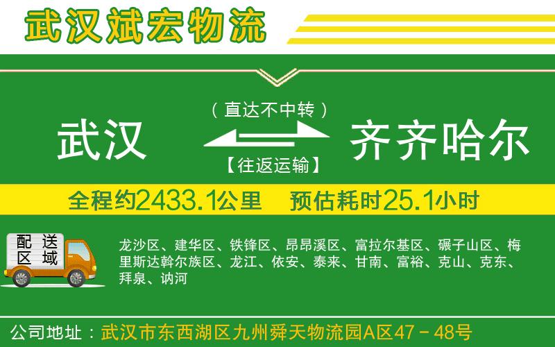 武漢到齊齊哈爾貨運專(zhuān)線(xiàn)