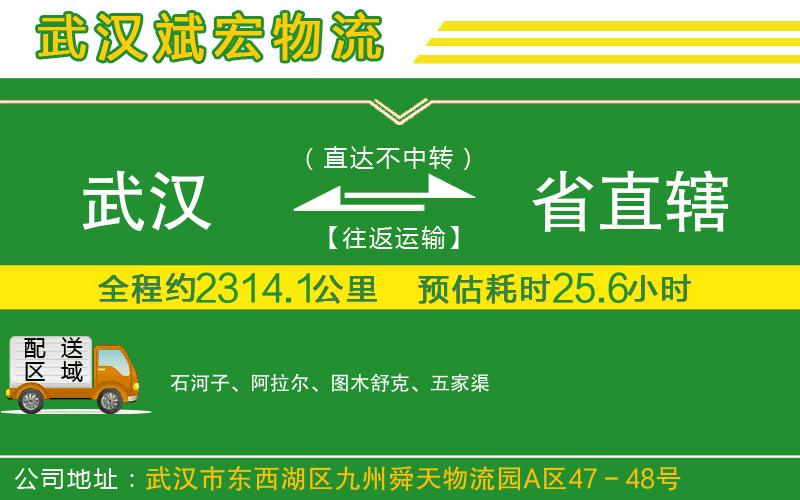 武漢到省直轄物流專(zhuān)線(xiàn)