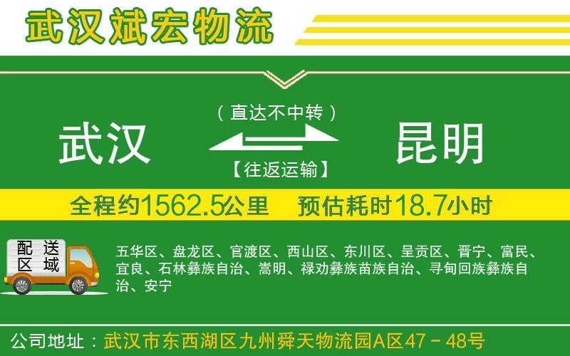 武漢到昆明物流專(zhuān)線(xiàn)