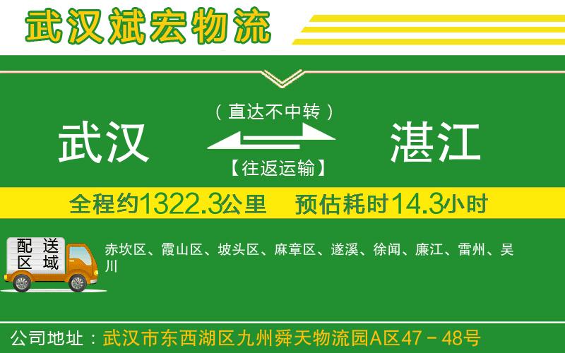 武漢到湛江貨運專(zhuān)線(xiàn)