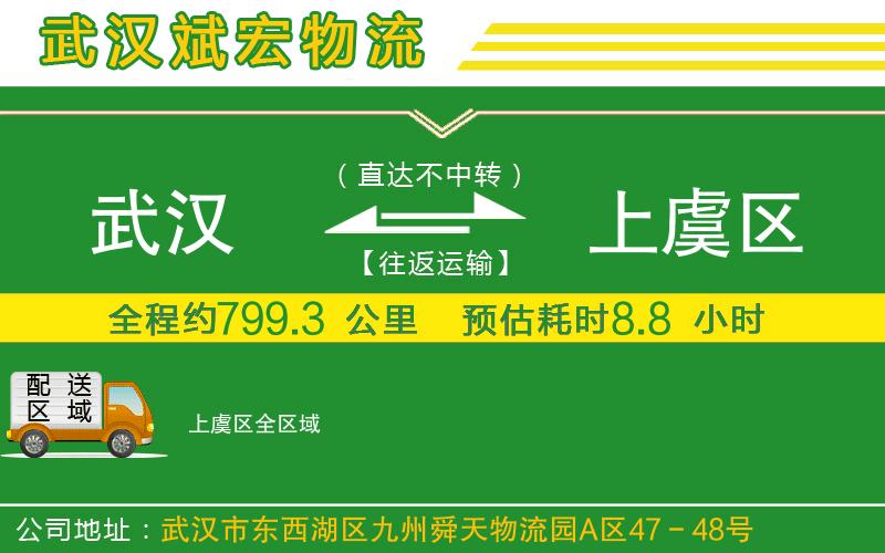 武漢到上虞區貨運專(zhuān)線(xiàn)