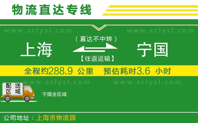 上海到寧國物流專(zhuān)線(xiàn)