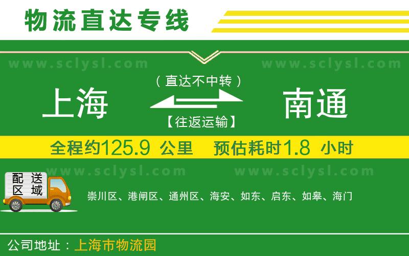上海到南通物流專(zhuān)線(xiàn)