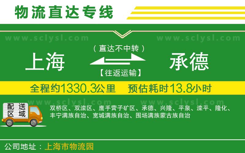 上海到承德物流專(zhuān)線(xiàn)