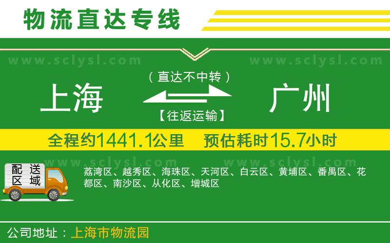 上海到廣州物流專(zhuān)線(xiàn)
