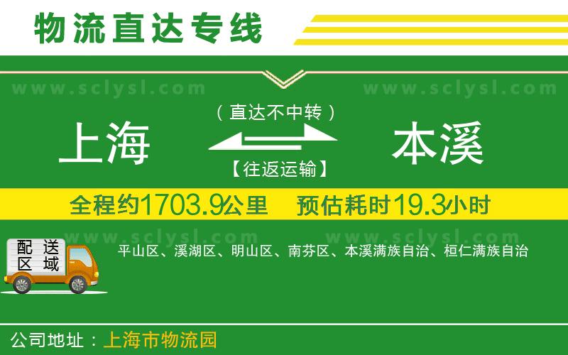 上海到本溪物流專(zhuān)線(xiàn)
