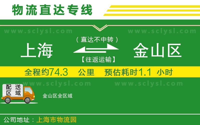 上海到金山區物流專(zhuān)線(xiàn)