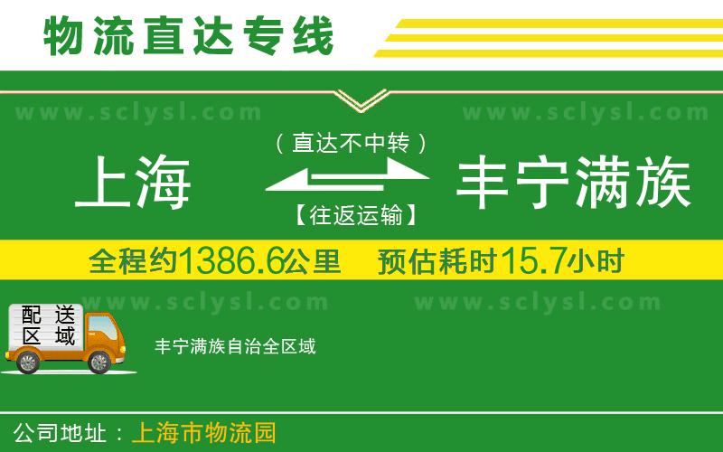 上海到豐寧滿(mǎn)族自治物流專(zhuān)線(xiàn)