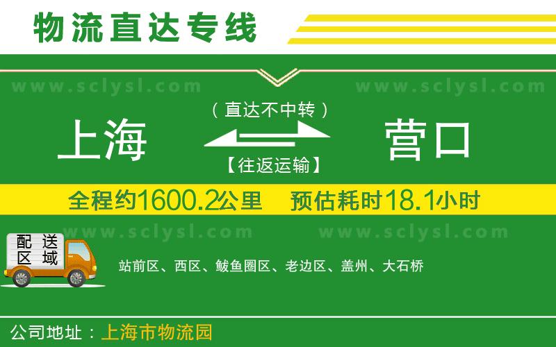上海到營(yíng)口物流專(zhuān)線(xiàn)