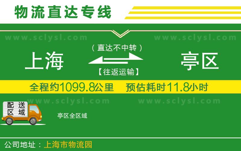 上海到猇亭區物流專(zhuān)線(xiàn)