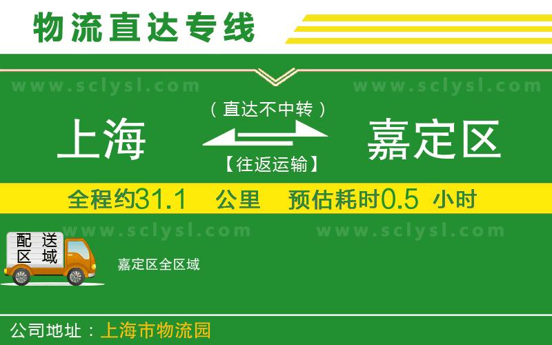 上海到嘉定區物流專(zhuān)線(xiàn)