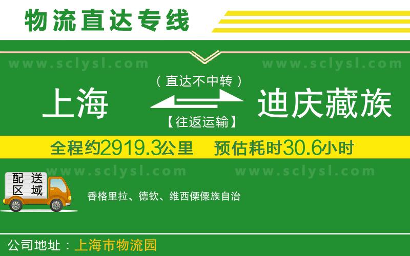 上海到迪慶藏族自治州物流專(zhuān)線(xiàn)