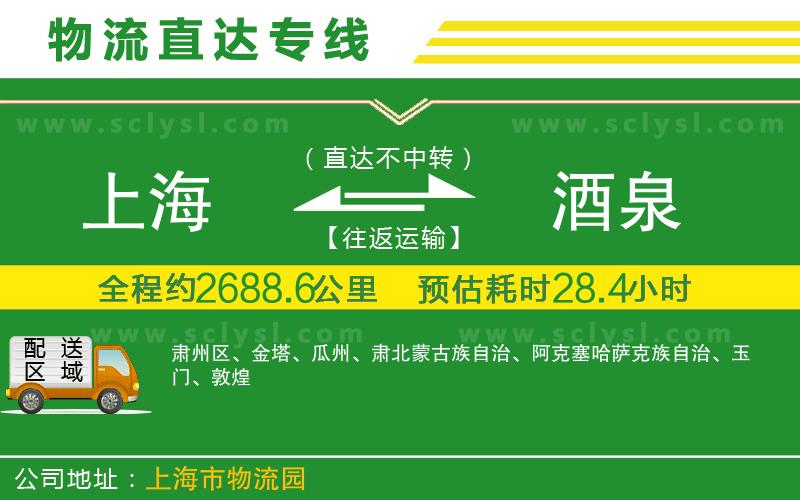 上海到酒泉物流專(zhuān)線(xiàn)