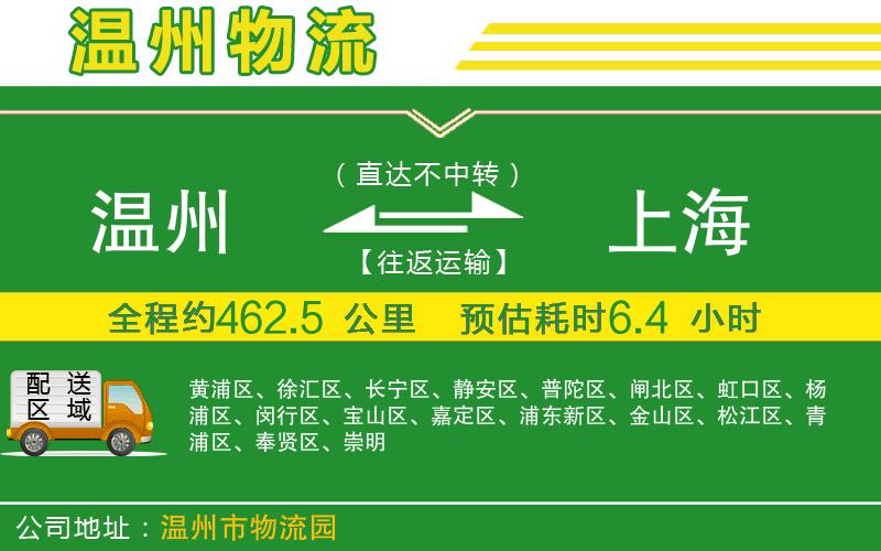 溫州到上海貨運專(zhuān)線(xiàn)