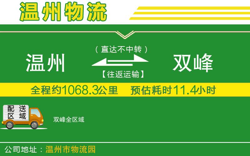 溫州到雙峰貨運專(zhuān)線(xiàn)